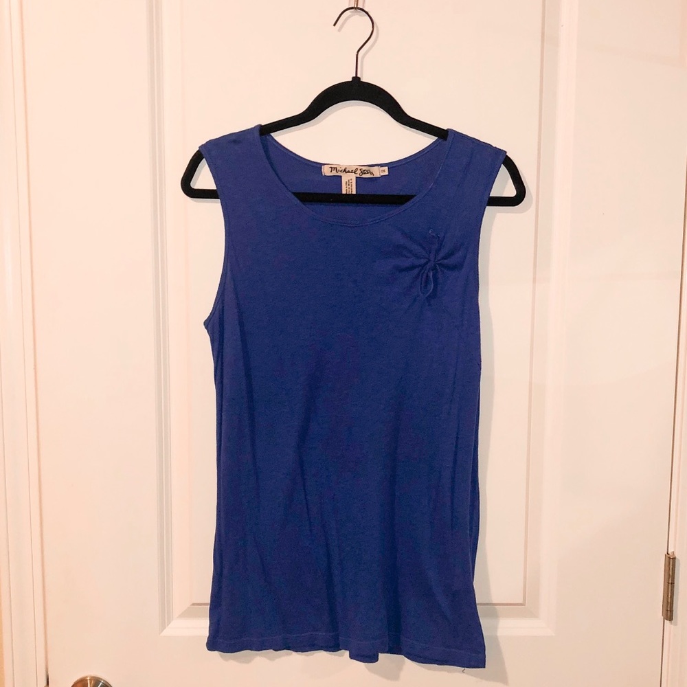 Michael Stars cobalt knot tank